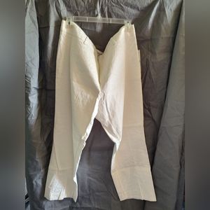 NWT Coldwater Creek size 18 white cropped pant